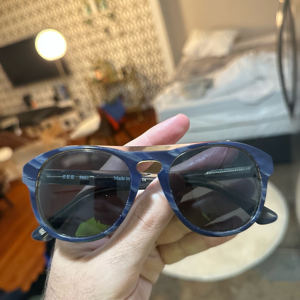 Brand See Sunglasses Navy color